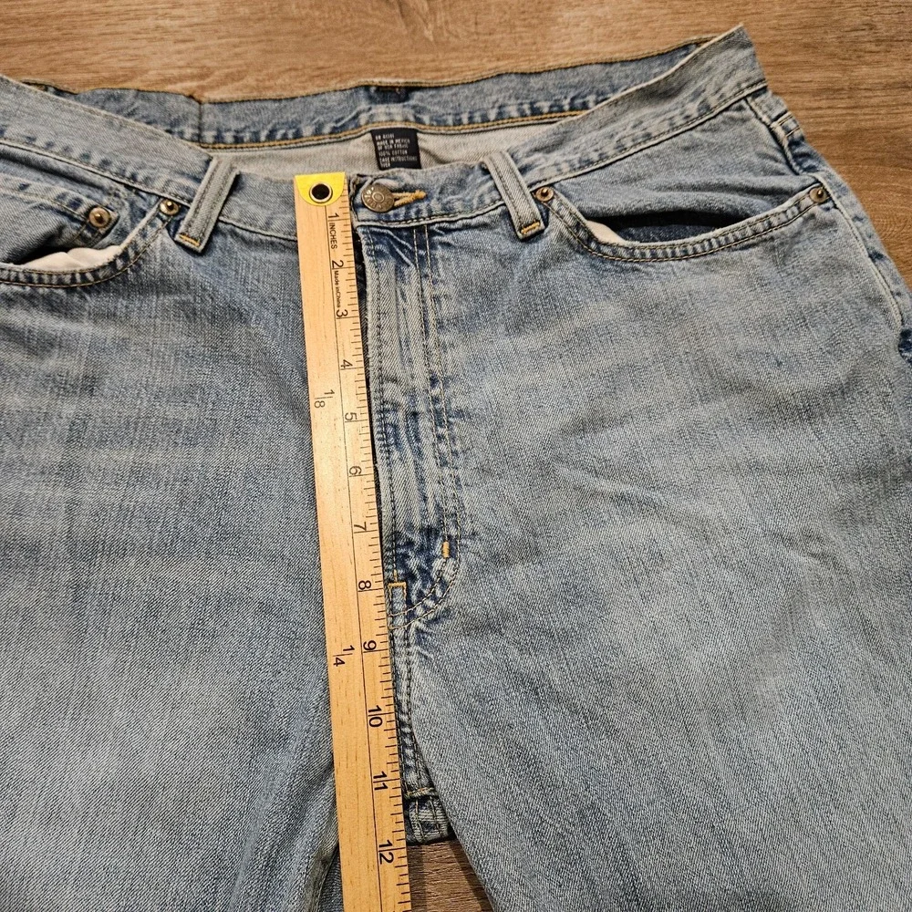 Vintage Polo Ralph Lauren Jeans Mens 35x32 Light Wash Straight Y2K Dungarees
